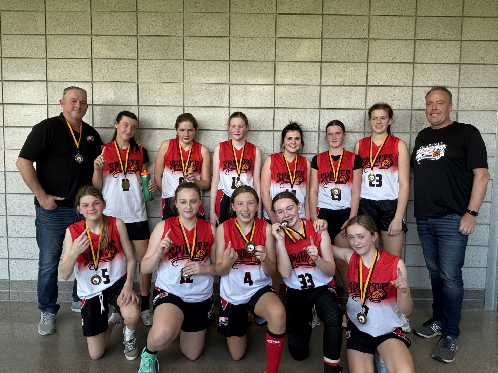 u14 Callahan girls leave Blessed Sacrament 4-0 with a gold medal » Belleville  Spirits Girls Basketball Club